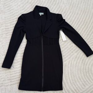 Almost Famous Black Long Sleeve Dress